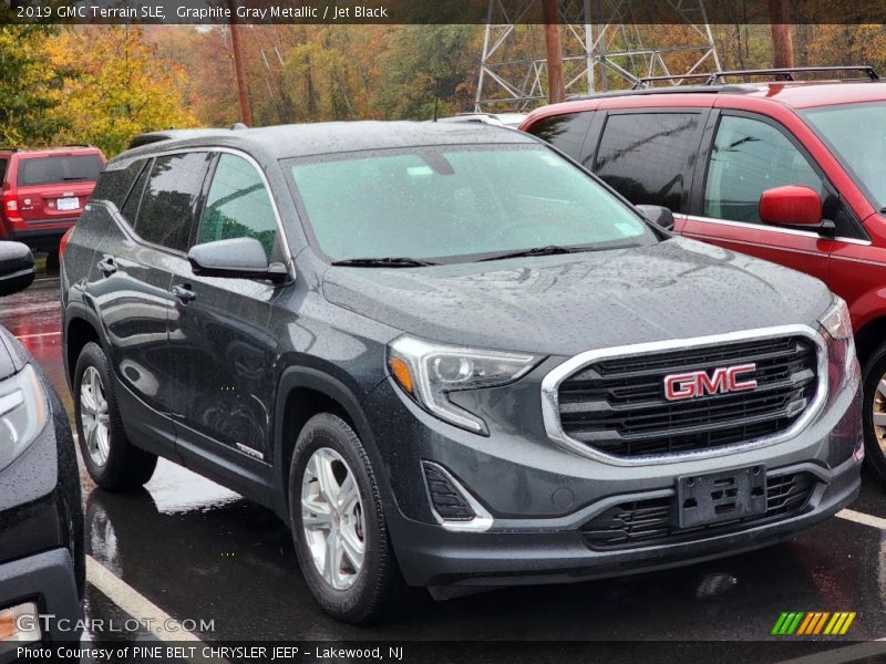 Graphite Gray Metallic / Jet Black 2019 GMC Terrain SLE