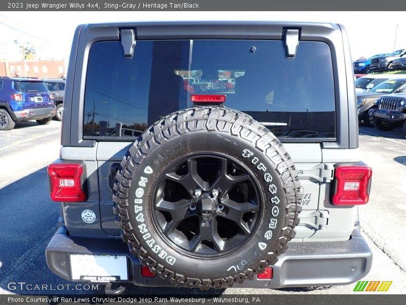 Sting-Gray / Heritage Tan/Black 2023 Jeep Wrangler Willys 4x4