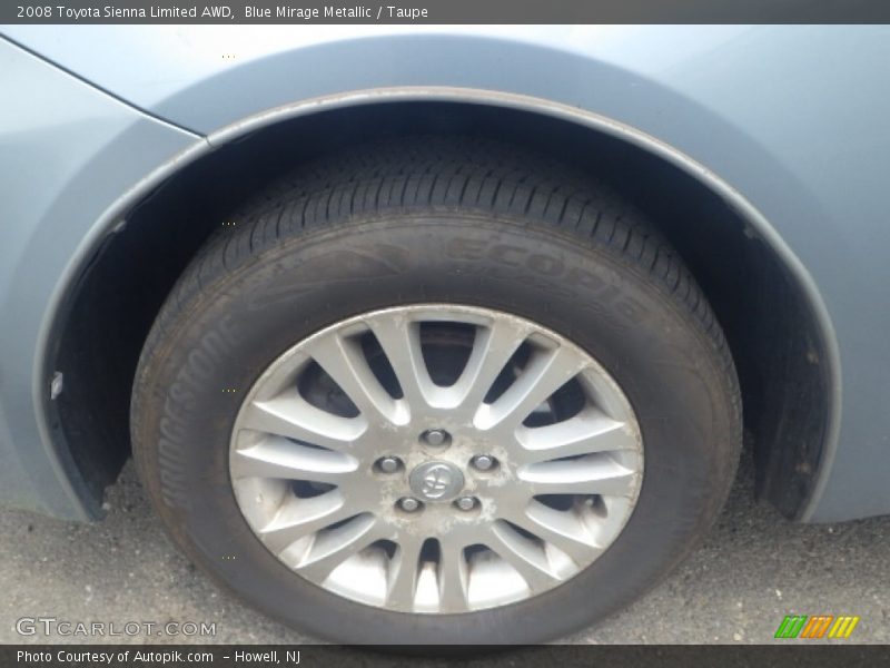 Blue Mirage Metallic / Taupe 2008 Toyota Sienna Limited AWD