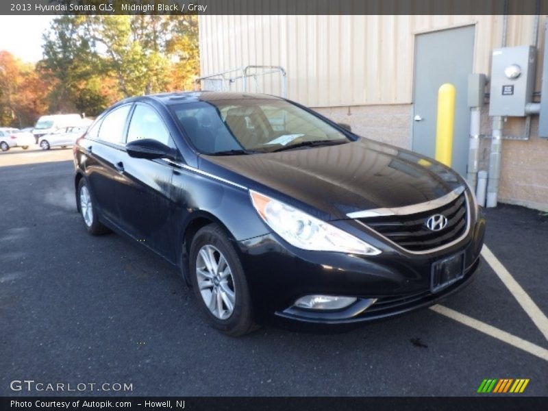 Midnight Black / Gray 2013 Hyundai Sonata GLS