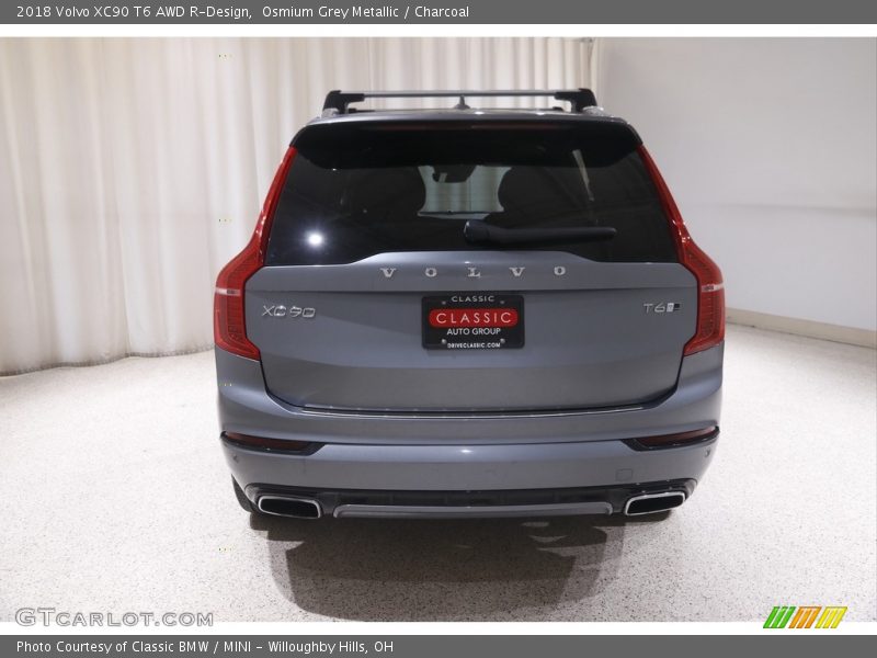 Osmium Grey Metallic / Charcoal 2018 Volvo XC90 T6 AWD R-Design