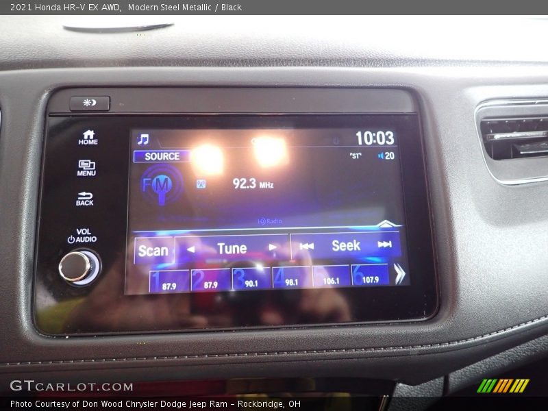 Modern Steel Metallic / Black 2021 Honda HR-V EX AWD
