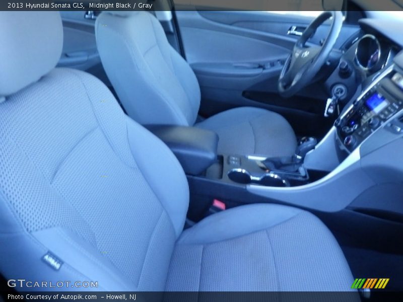 Midnight Black / Gray 2013 Hyundai Sonata GLS
