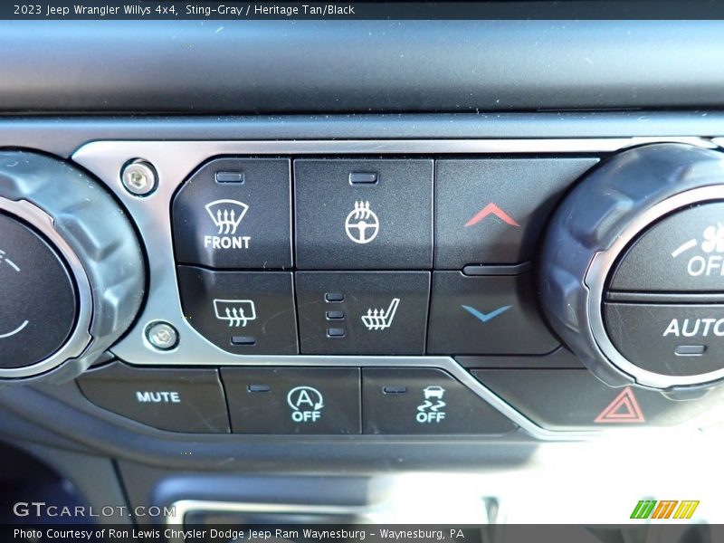 Sting-Gray / Heritage Tan/Black 2023 Jeep Wrangler Willys 4x4
