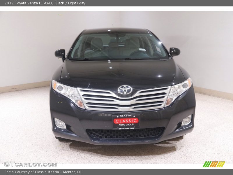 Black / Light Gray 2012 Toyota Venza LE AWD