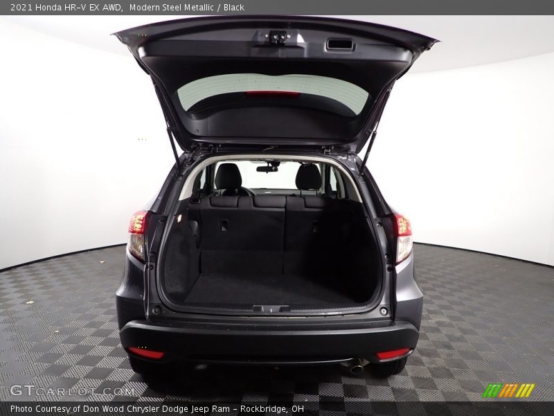 Modern Steel Metallic / Black 2021 Honda HR-V EX AWD