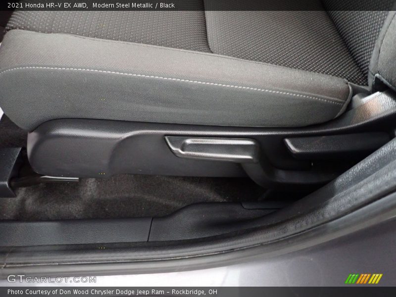 Modern Steel Metallic / Black 2021 Honda HR-V EX AWD