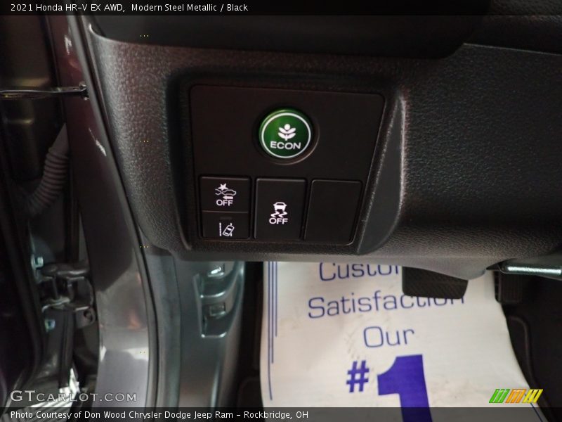 Modern Steel Metallic / Black 2021 Honda HR-V EX AWD