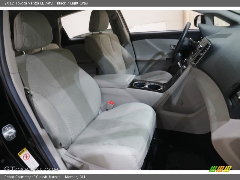Black / Light Gray 2012 Toyota Venza LE AWD