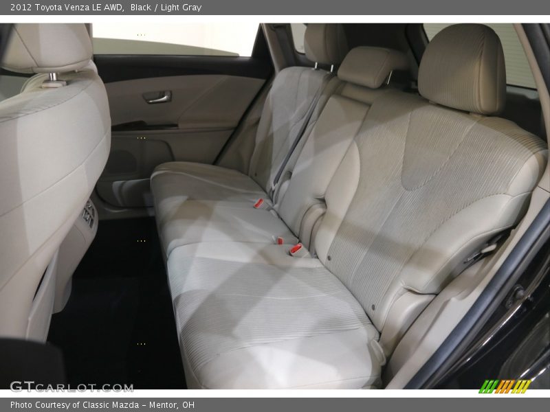 Black / Light Gray 2012 Toyota Venza LE AWD