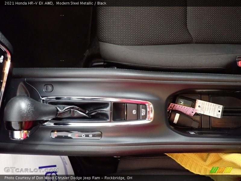 Modern Steel Metallic / Black 2021 Honda HR-V EX AWD