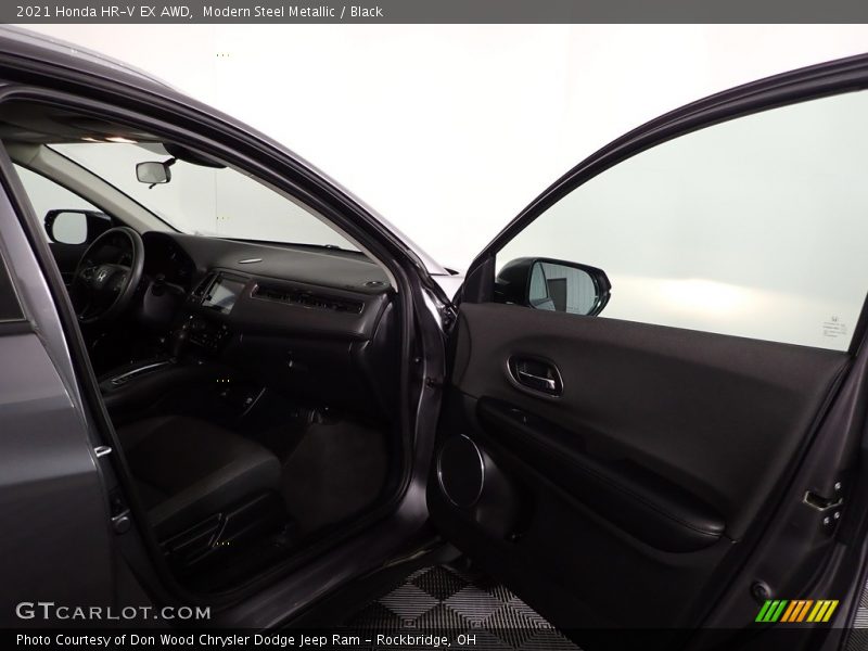Modern Steel Metallic / Black 2021 Honda HR-V EX AWD