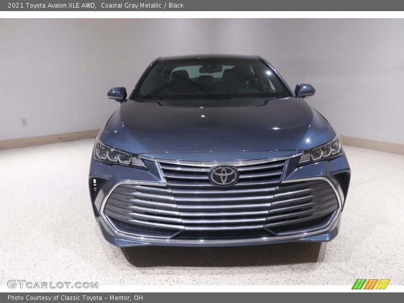 Coastal Gray Metallic / Black 2021 Toyota Avalon XLE AWD