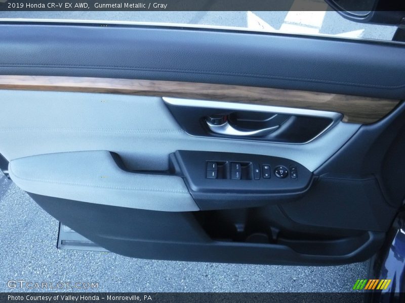 Gunmetal Metallic / Gray 2019 Honda CR-V EX AWD