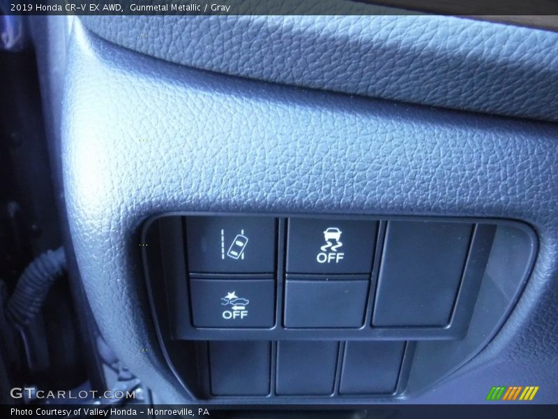 Gunmetal Metallic / Gray 2019 Honda CR-V EX AWD