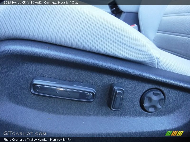 Gunmetal Metallic / Gray 2019 Honda CR-V EX AWD