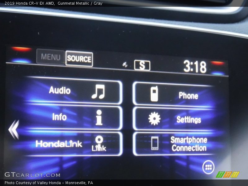 Gunmetal Metallic / Gray 2019 Honda CR-V EX AWD