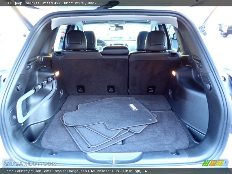 Bright White / Black 2018 Jeep Cherokee Limited 4x4