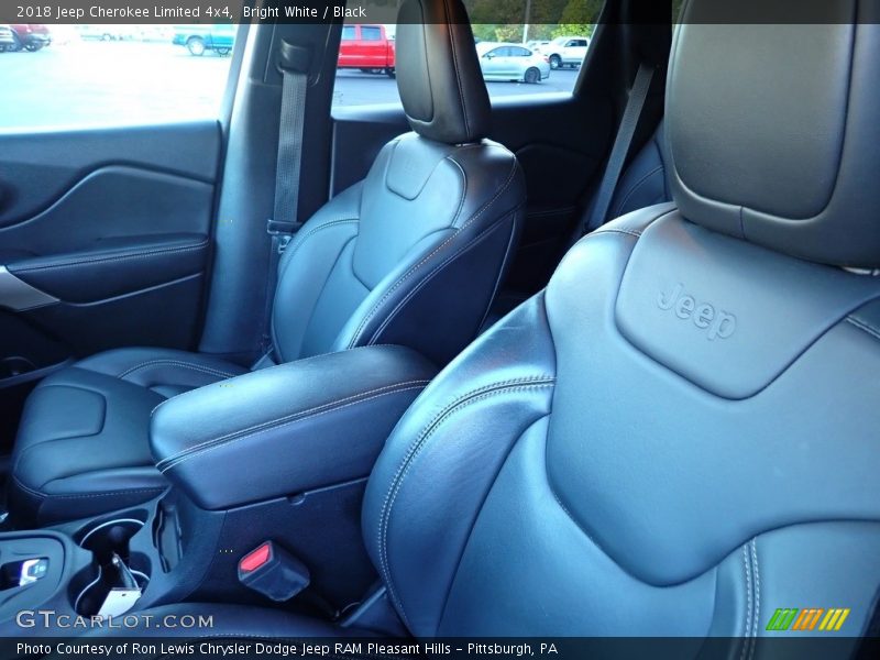 Bright White / Black 2018 Jeep Cherokee Limited 4x4