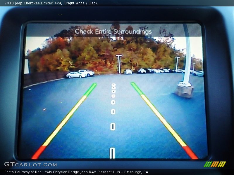 Bright White / Black 2018 Jeep Cherokee Limited 4x4