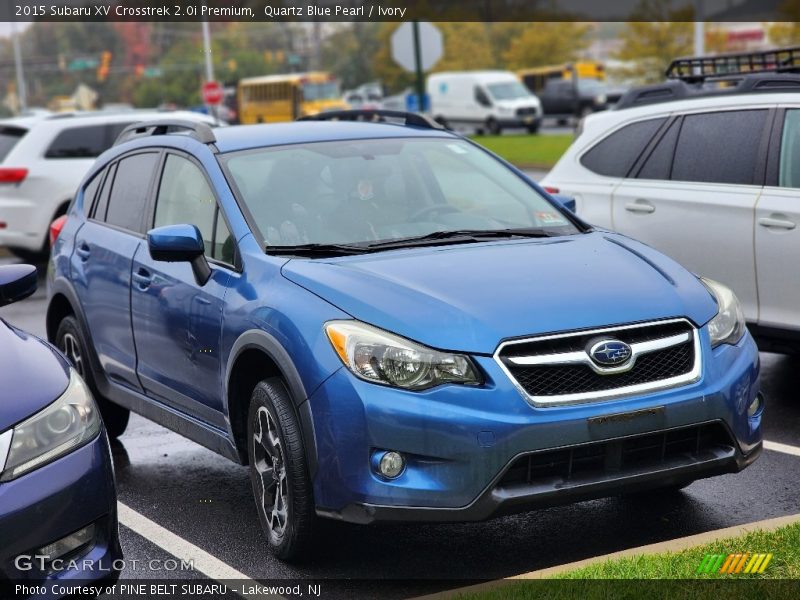 Quartz Blue Pearl / Ivory 2015 Subaru XV Crosstrek 2.0i Premium