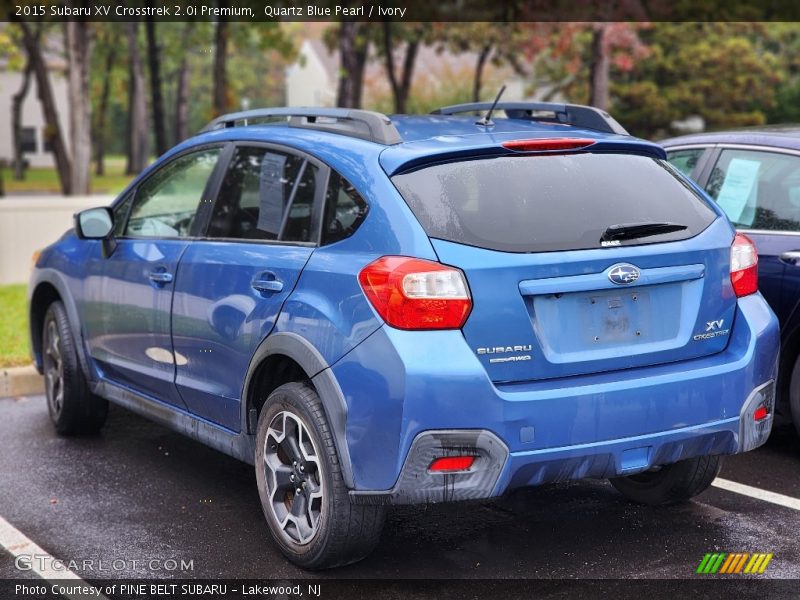 Quartz Blue Pearl / Ivory 2015 Subaru XV Crosstrek 2.0i Premium