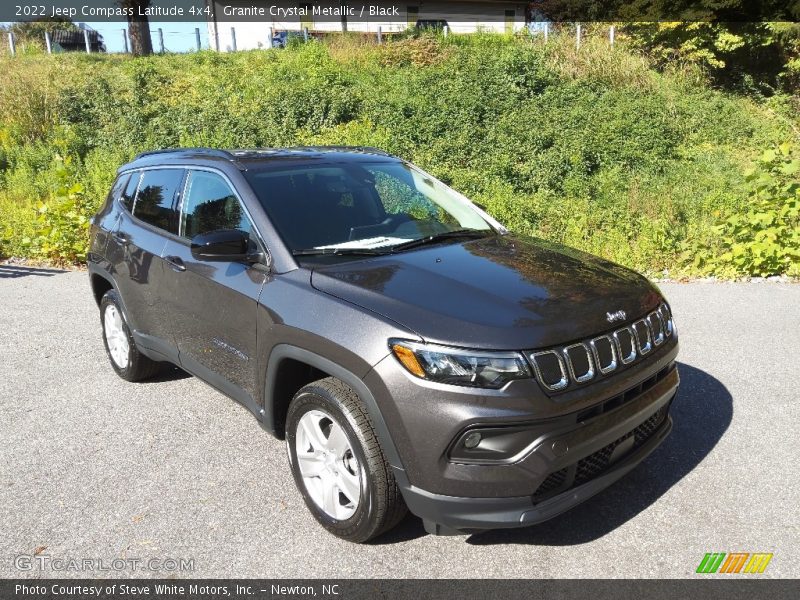 Granite Crystal Metallic / Black 2022 Jeep Compass Latitude 4x4