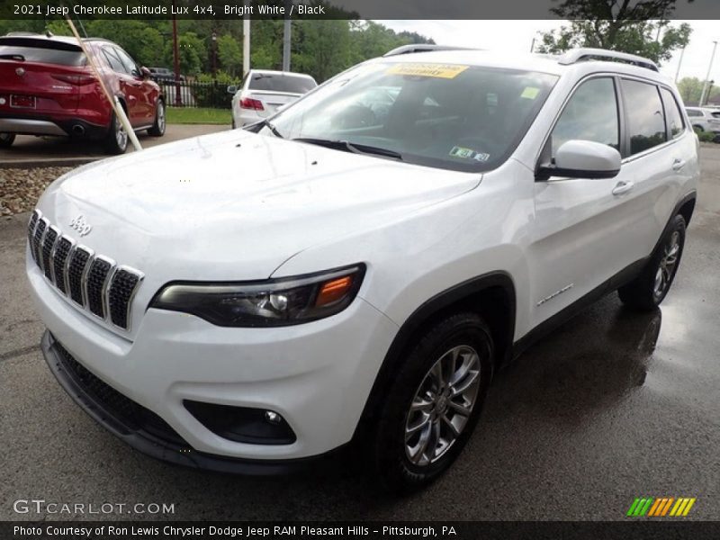 Bright White / Black 2021 Jeep Cherokee Latitude Lux 4x4