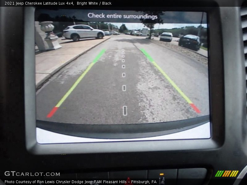 Bright White / Black 2021 Jeep Cherokee Latitude Lux 4x4