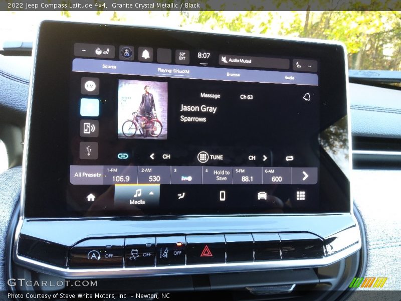 Granite Crystal Metallic / Black 2022 Jeep Compass Latitude 4x4