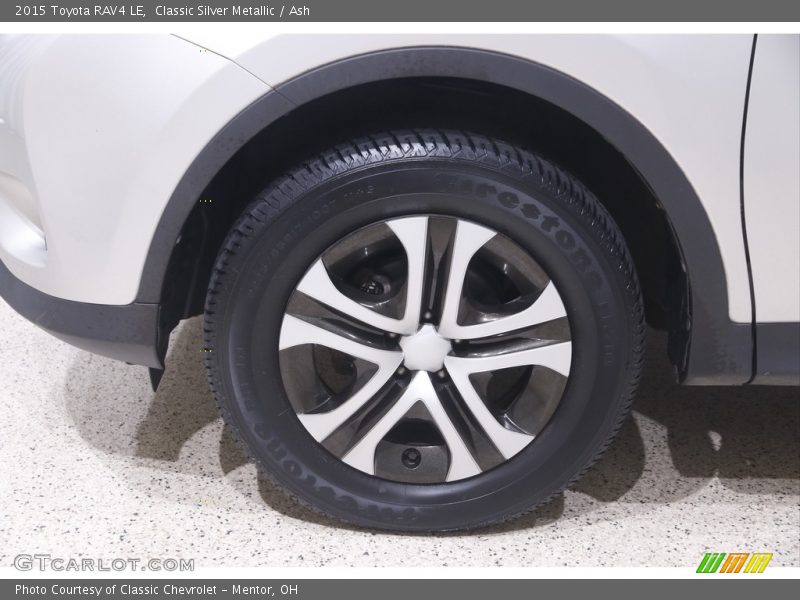 Classic Silver Metallic / Ash 2015 Toyota RAV4 LE