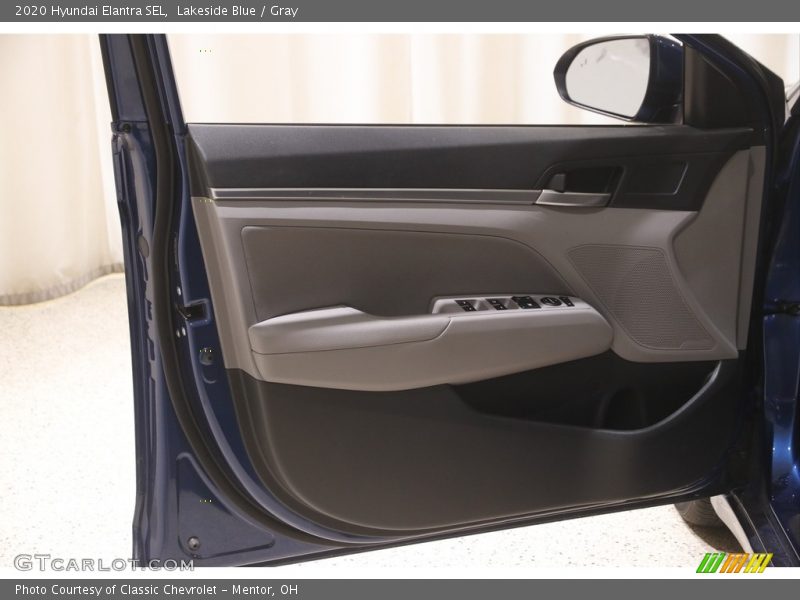 Lakeside Blue / Gray 2020 Hyundai Elantra SEL