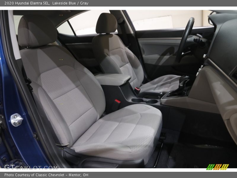 Lakeside Blue / Gray 2020 Hyundai Elantra SEL