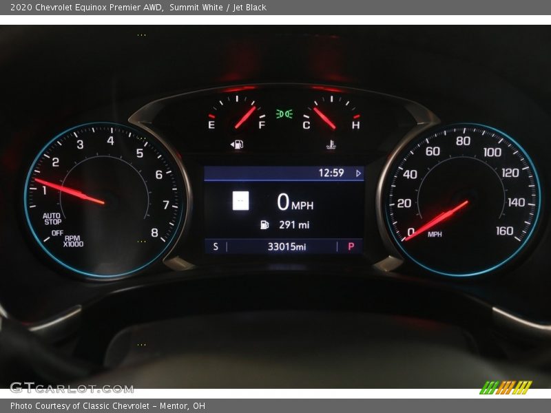 Summit White / Jet Black 2020 Chevrolet Equinox Premier AWD