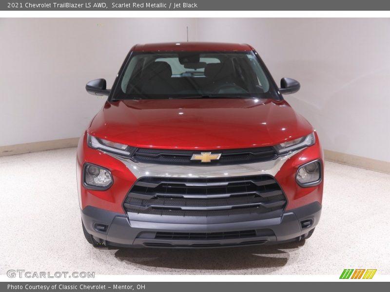 Scarlet Red Metallic / Jet Black 2021 Chevrolet TrailBlazer LS AWD