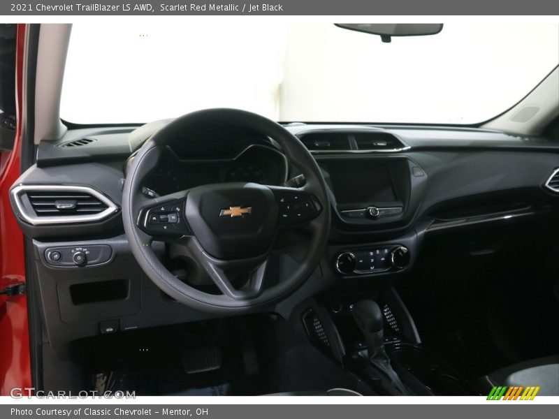 Scarlet Red Metallic / Jet Black 2021 Chevrolet TrailBlazer LS AWD