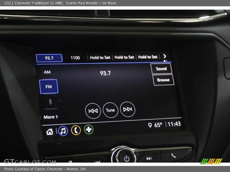 Scarlet Red Metallic / Jet Black 2021 Chevrolet TrailBlazer LS AWD