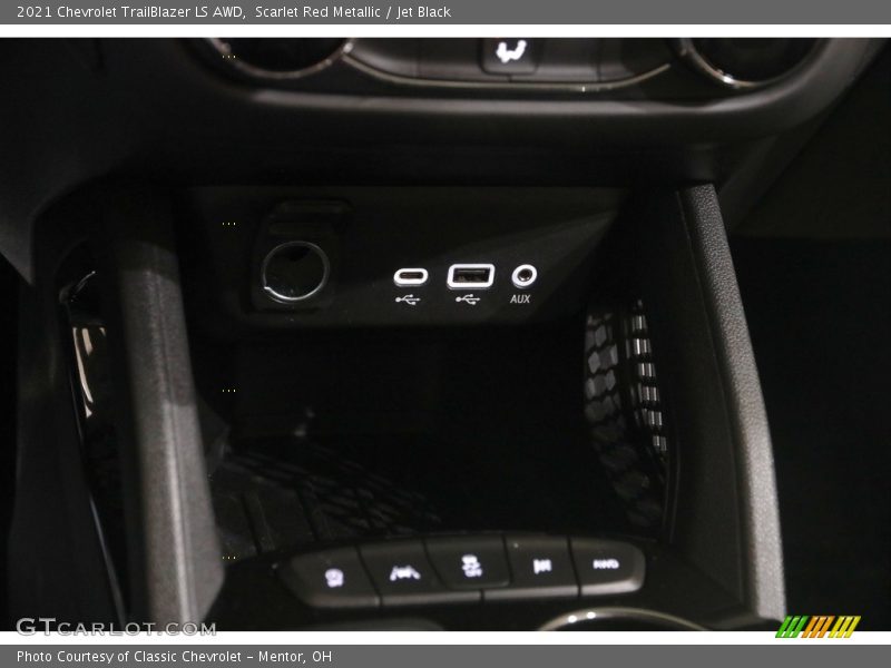 Scarlet Red Metallic / Jet Black 2021 Chevrolet TrailBlazer LS AWD