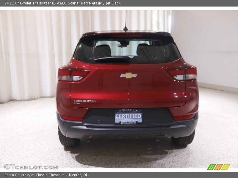 Scarlet Red Metallic / Jet Black 2021 Chevrolet TrailBlazer LS AWD