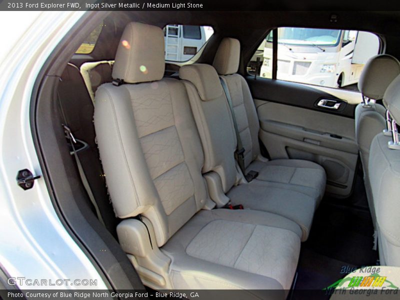 Ingot Silver Metallic / Medium Light Stone 2013 Ford Explorer FWD