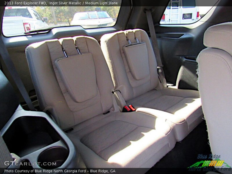 Ingot Silver Metallic / Medium Light Stone 2013 Ford Explorer FWD