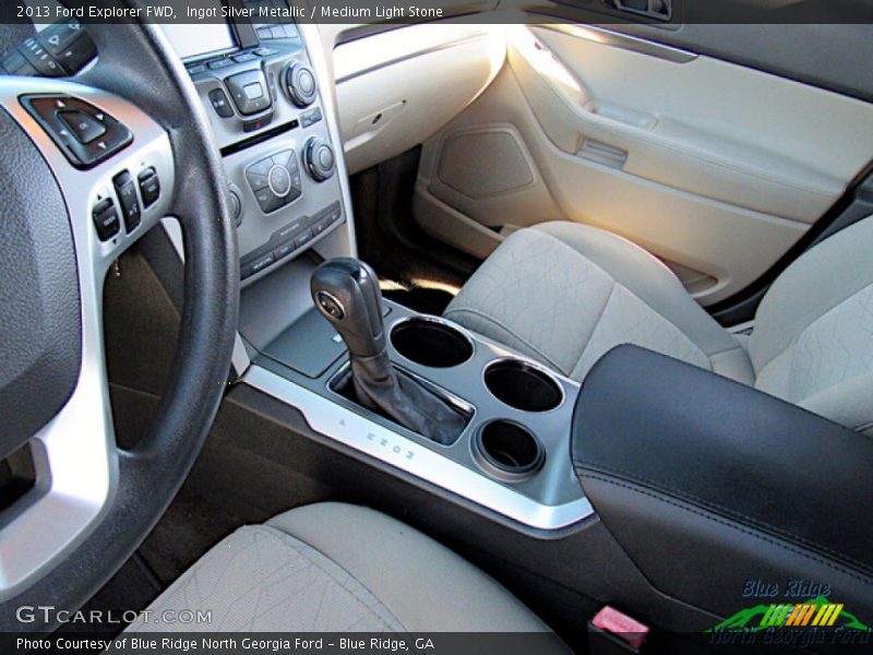 Ingot Silver Metallic / Medium Light Stone 2013 Ford Explorer FWD