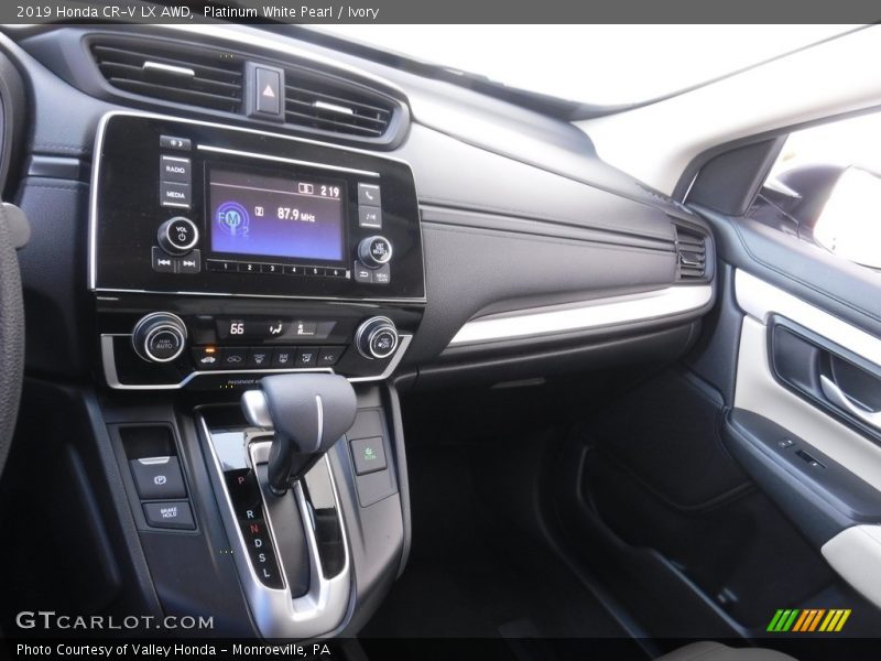 Platinum White Pearl / Ivory 2019 Honda CR-V LX AWD