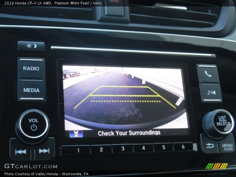 Platinum White Pearl / Ivory 2019 Honda CR-V LX AWD