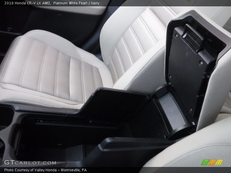 Platinum White Pearl / Ivory 2019 Honda CR-V LX AWD