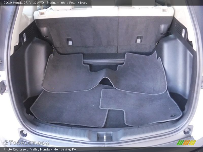 Platinum White Pearl / Ivory 2019 Honda CR-V LX AWD