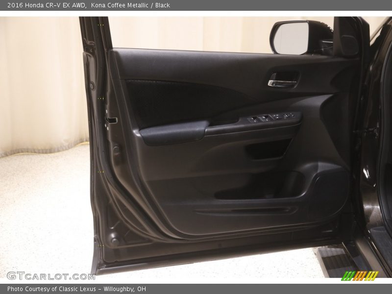 Kona Coffee Metallic / Black 2016 Honda CR-V EX AWD
