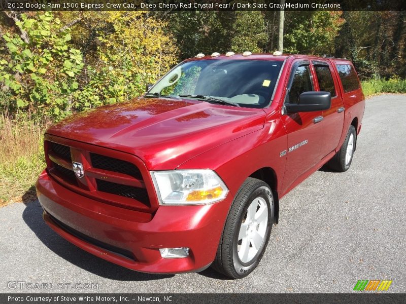 Deep Cherry Red Crystal Pearl / Dark Slate Gray/Medium Graystone 2012 Dodge Ram 1500 Express Crew Cab