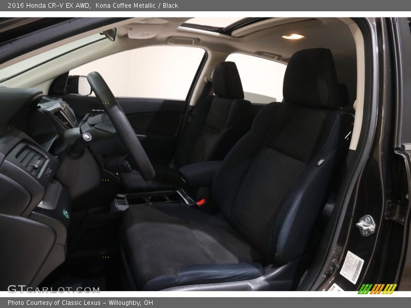 Kona Coffee Metallic / Black 2016 Honda CR-V EX AWD