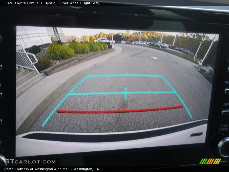 Super White / Light Gray 2020 Toyota Corolla LE Hybrid